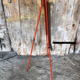 Ancien tableau écolier tube orange pliable