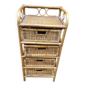 Étagère en rotin