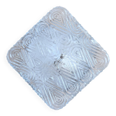 Plafonnier carré en verre cogex (l-0117)