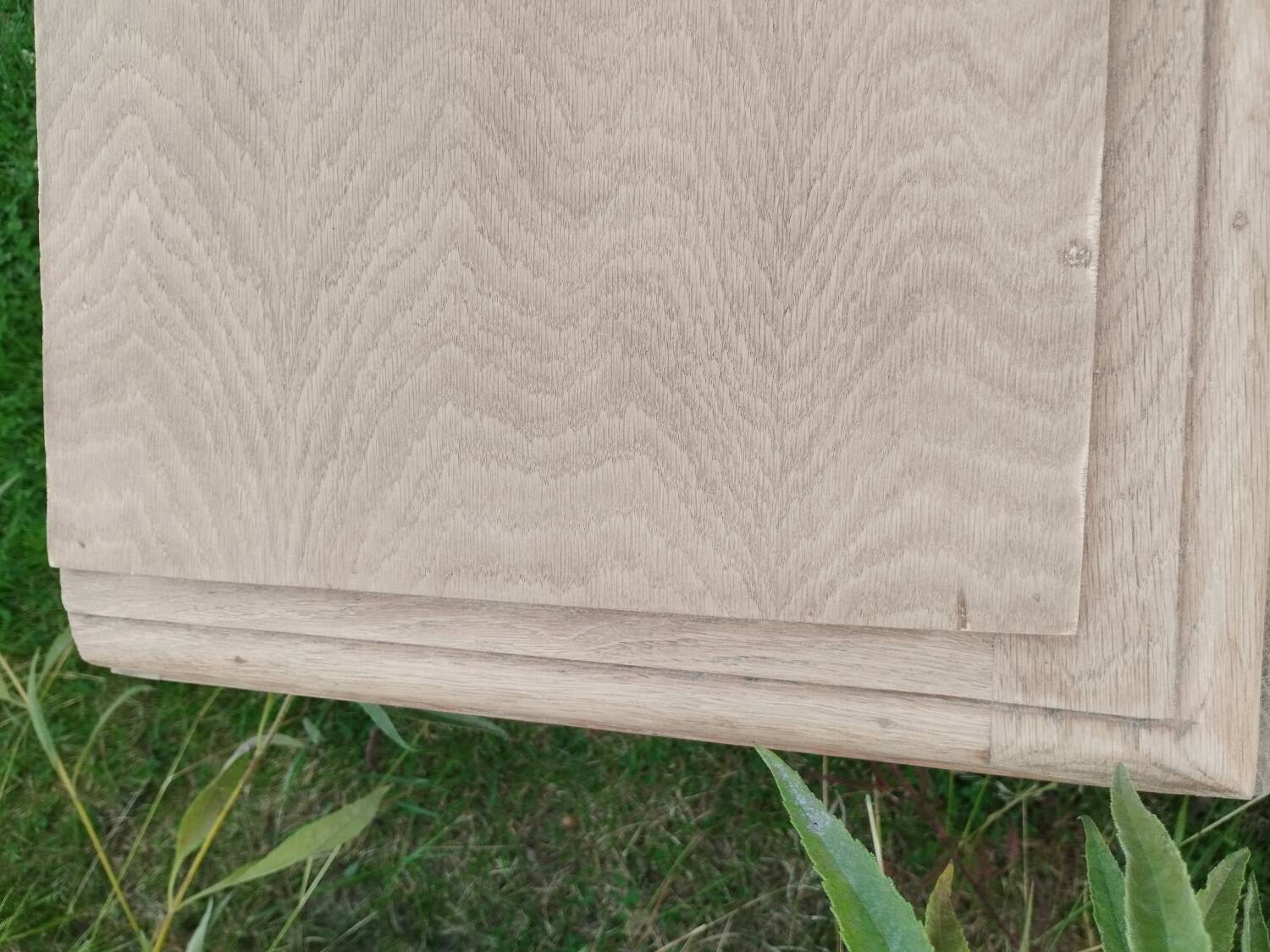 Old vintage chest of drawers with compass feet