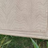 Old vintage chest of drawers with compass feet