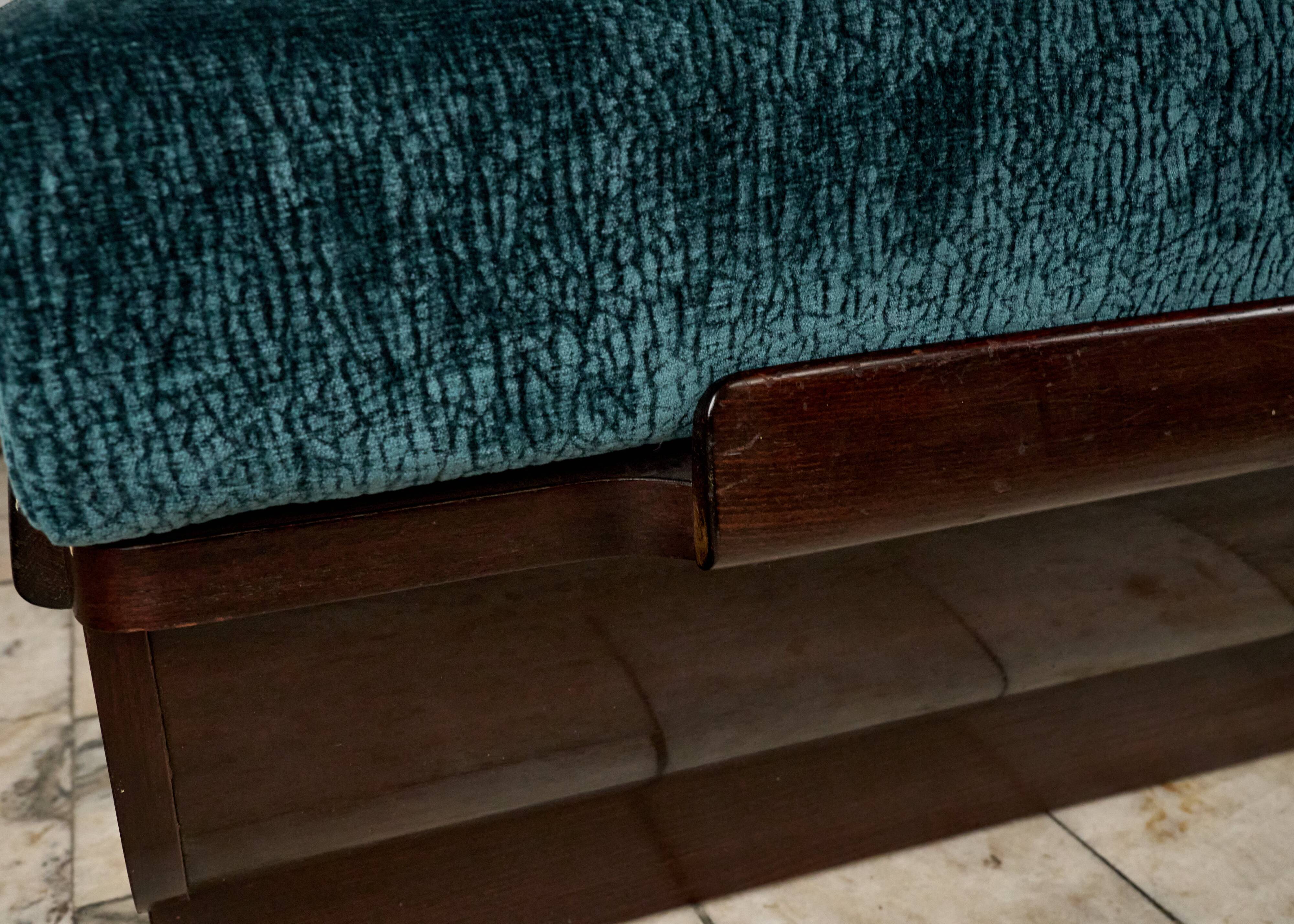 Art Déco sofabed by Jindřich Halabala for UP Závody, 1950s, Czechoslovakia