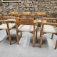 Lot of 6 Rainer Daumiller armchairs