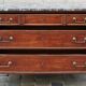 18th C. Mahogany Chest Of Drawers - Marble Top