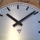 Industrial wall clock from Pragotron, 1980