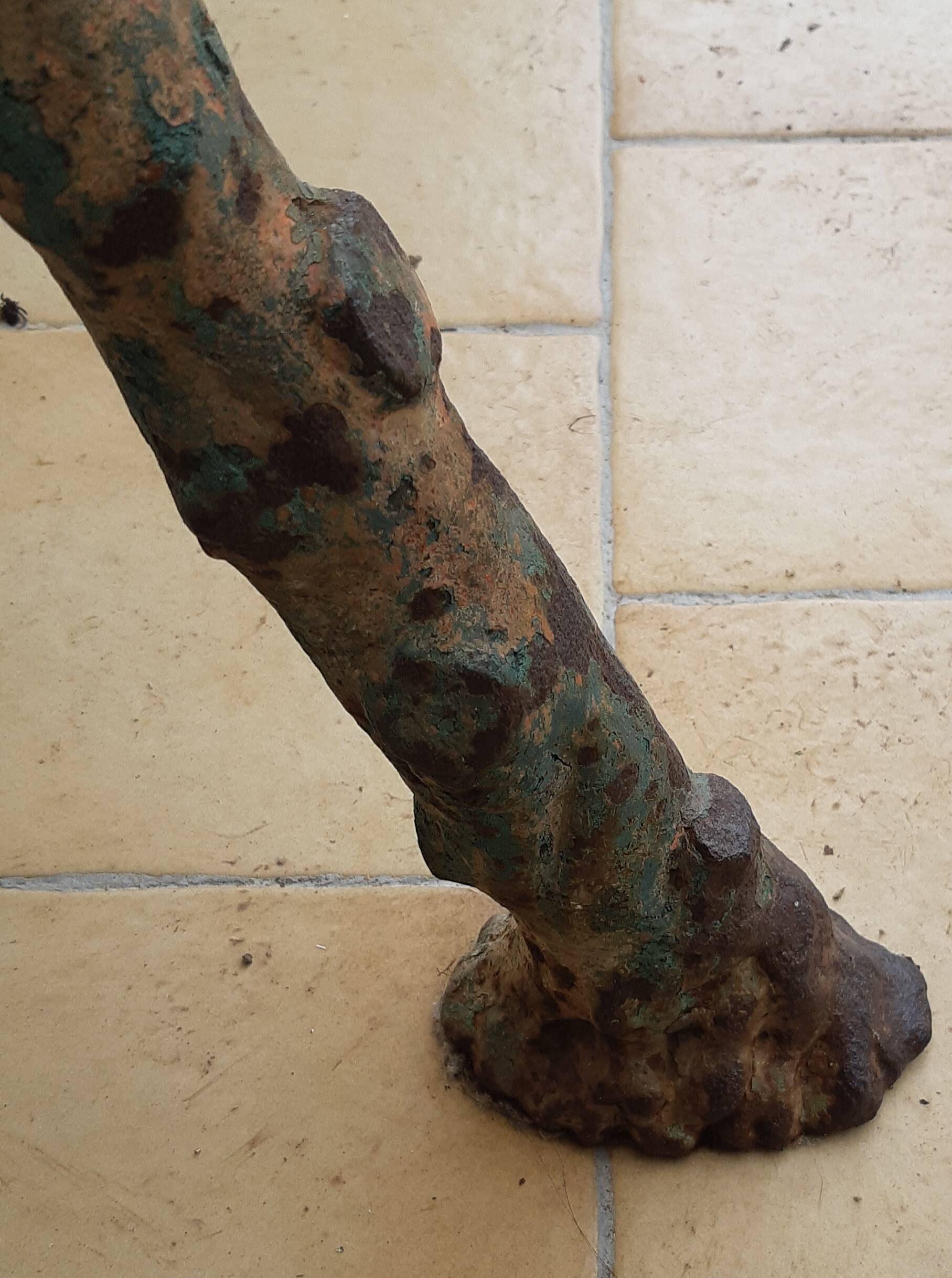 Cast iron garden bench