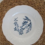 Set of 6 Digoin dessert plates