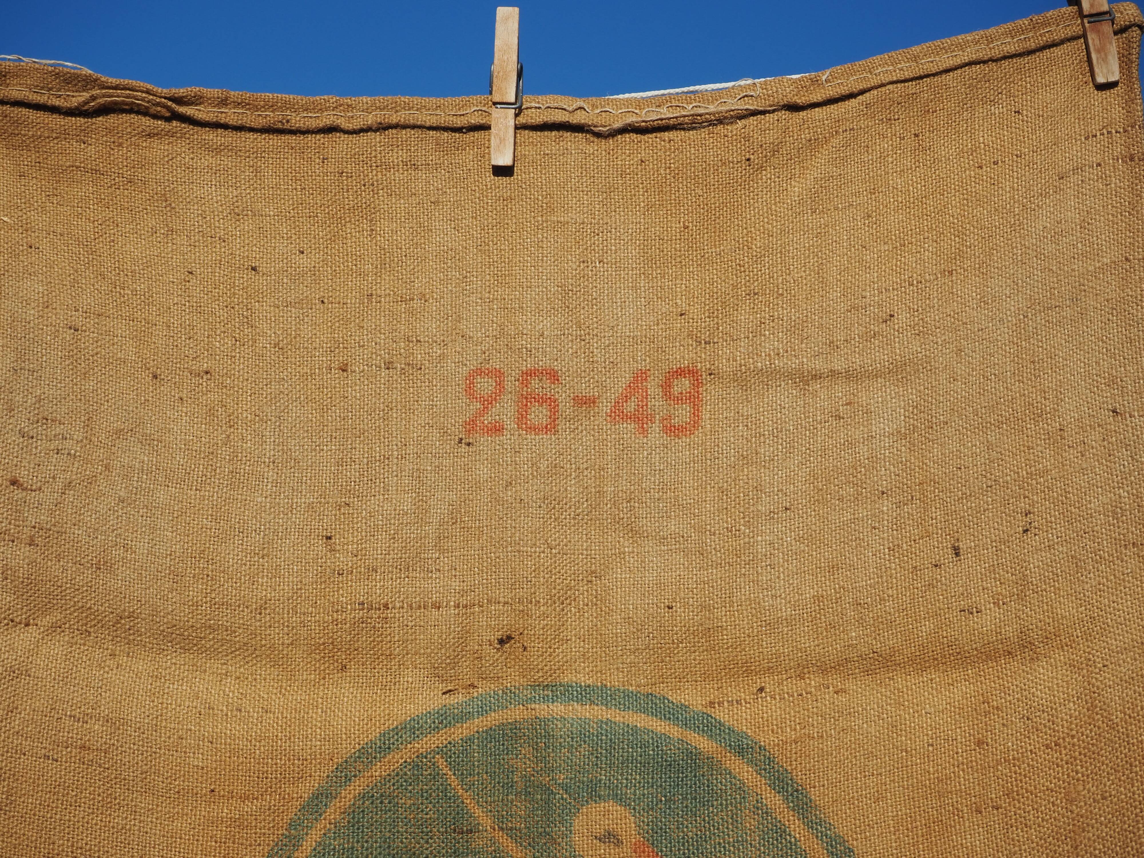 Burlap bag: "The potash of Alsace"