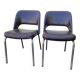 Paire de chaises design 50