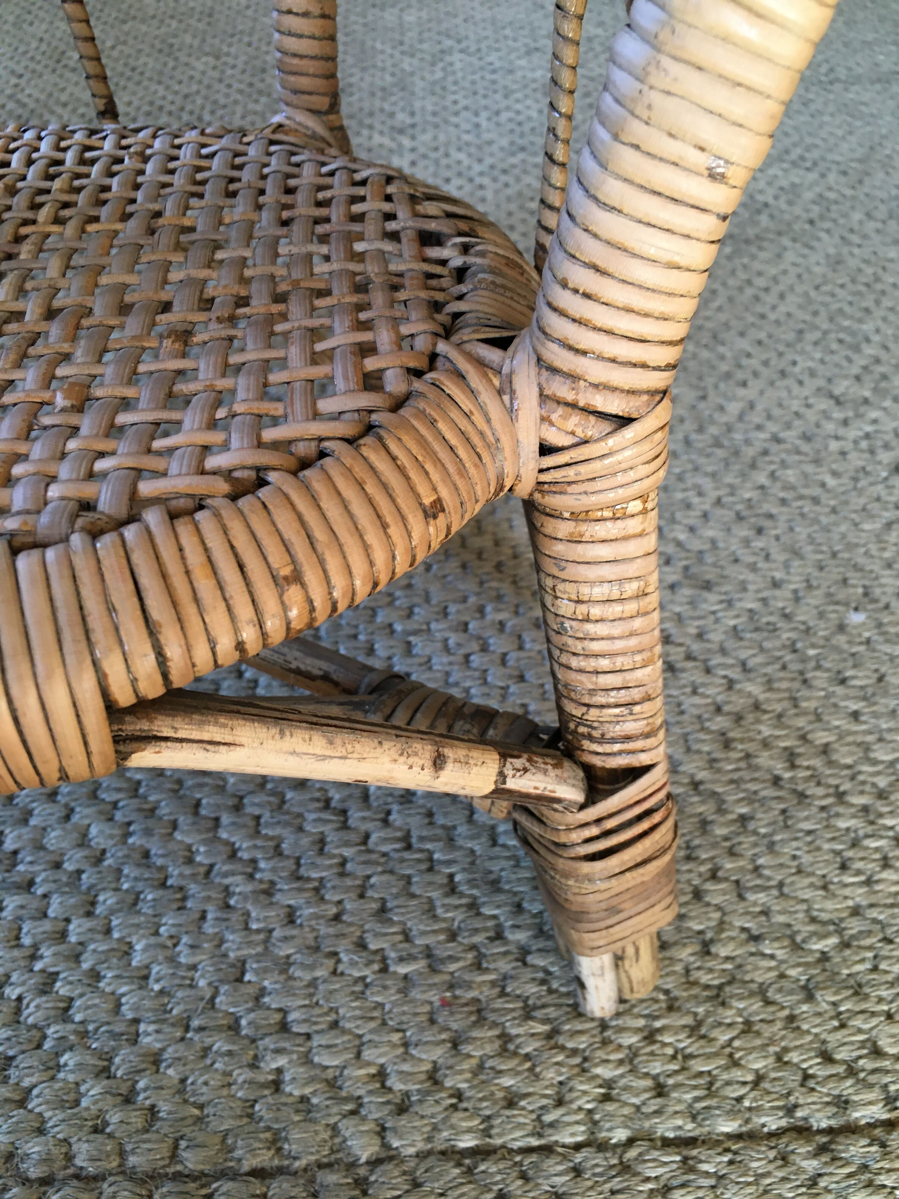 Child rattan chair