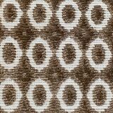 Fauteuil crapaud vintage en velours chocolat