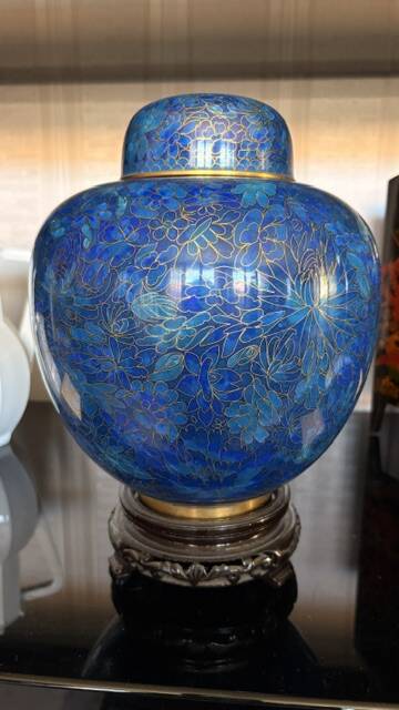 very beautiful cloisonné vase