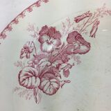 Plat creux ancien Sarreguemines modèle Vega
