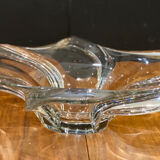 Crystal basin of the art crystallery of vannes circa 1970