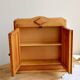 Rustic vintage wall shelf in pine