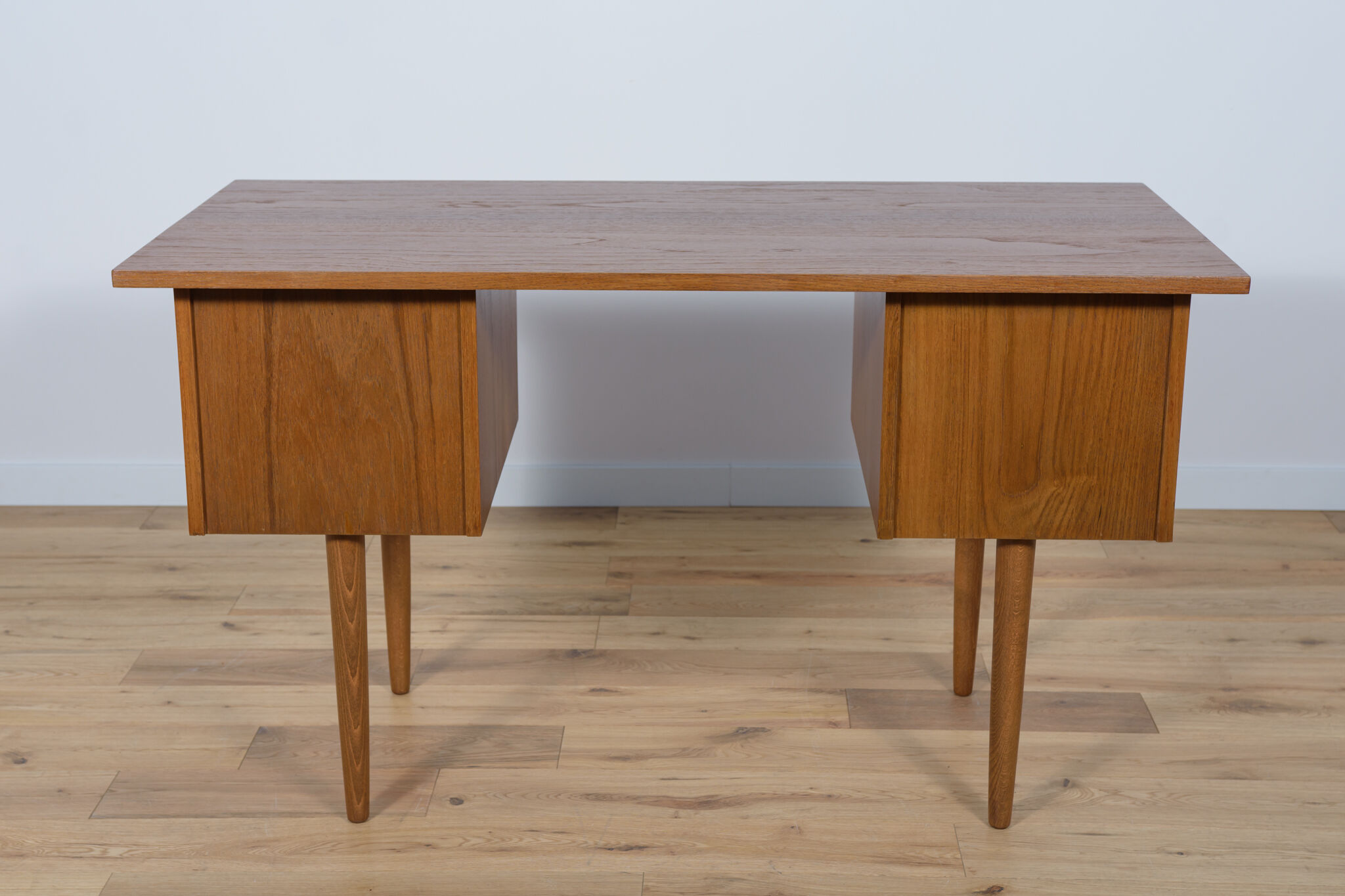 Mid-Century Freestanding Teak Desk, 1960s