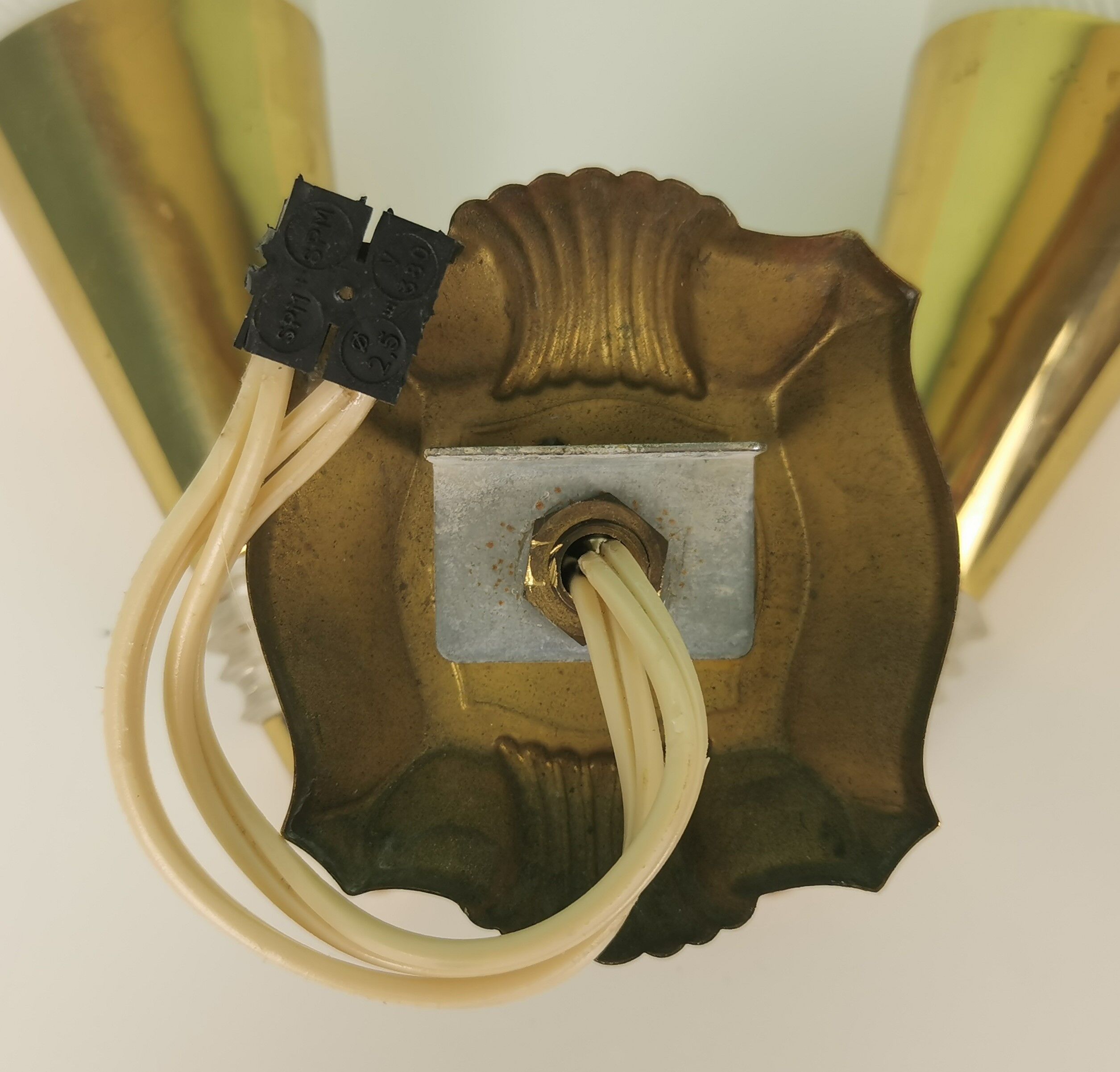 Applique double laiton