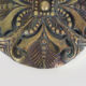 Openwork bronze wall lamp signed MC, 50s