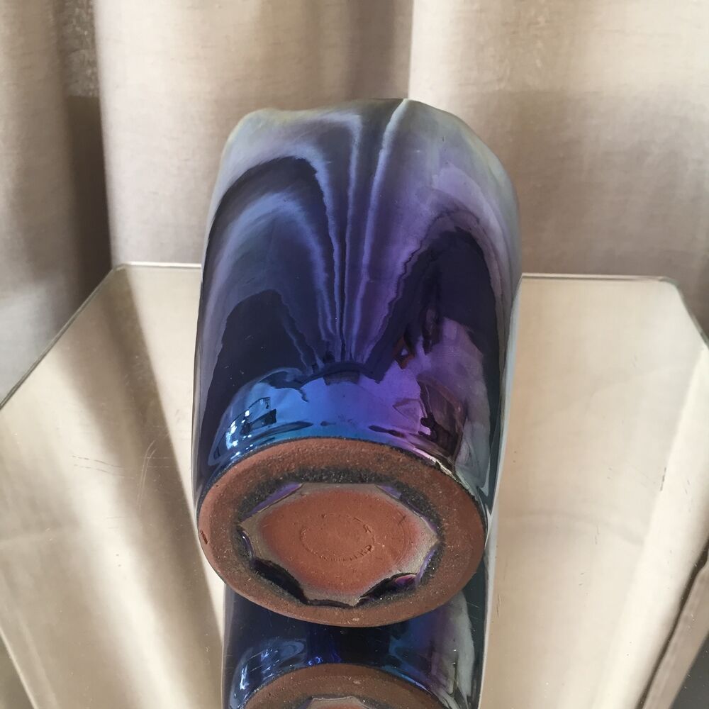 Vase in gres flame of rambervillers contemporary form