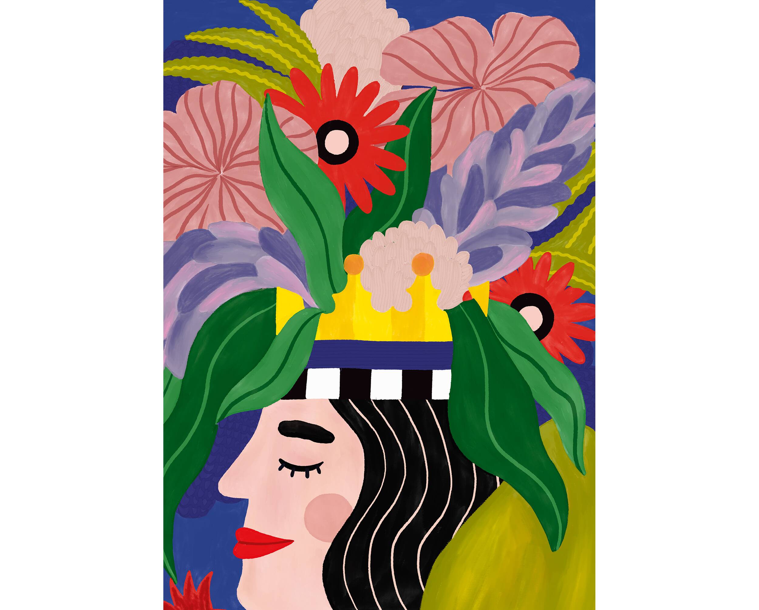 The pomegranate - a4 illustration