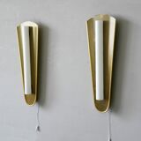 Pair of Erco wall lights, 1950s