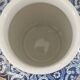 Large covered vase in Delft pottery