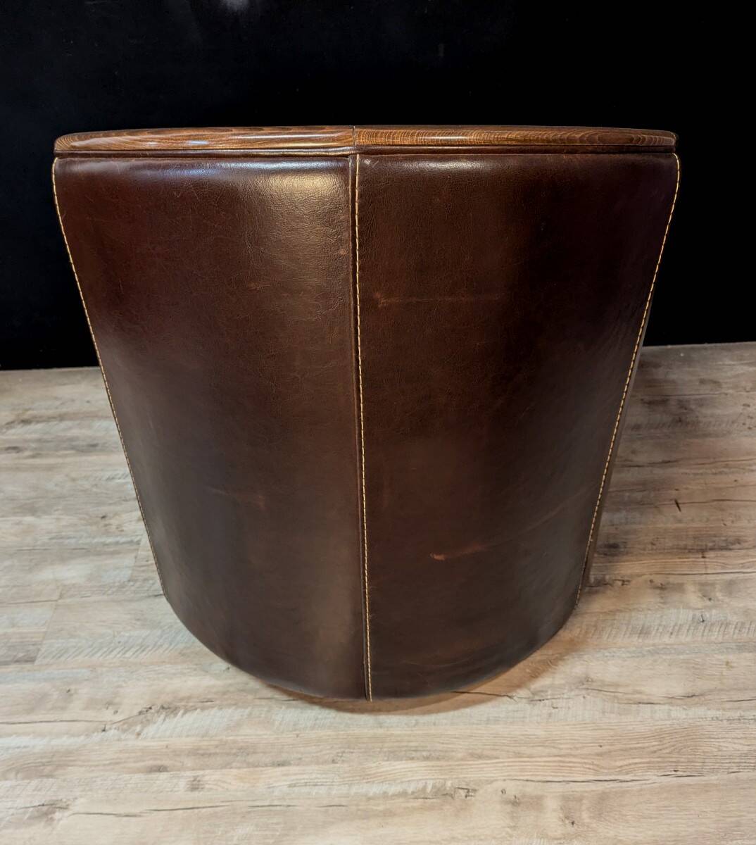 Art Deco swivel armchair