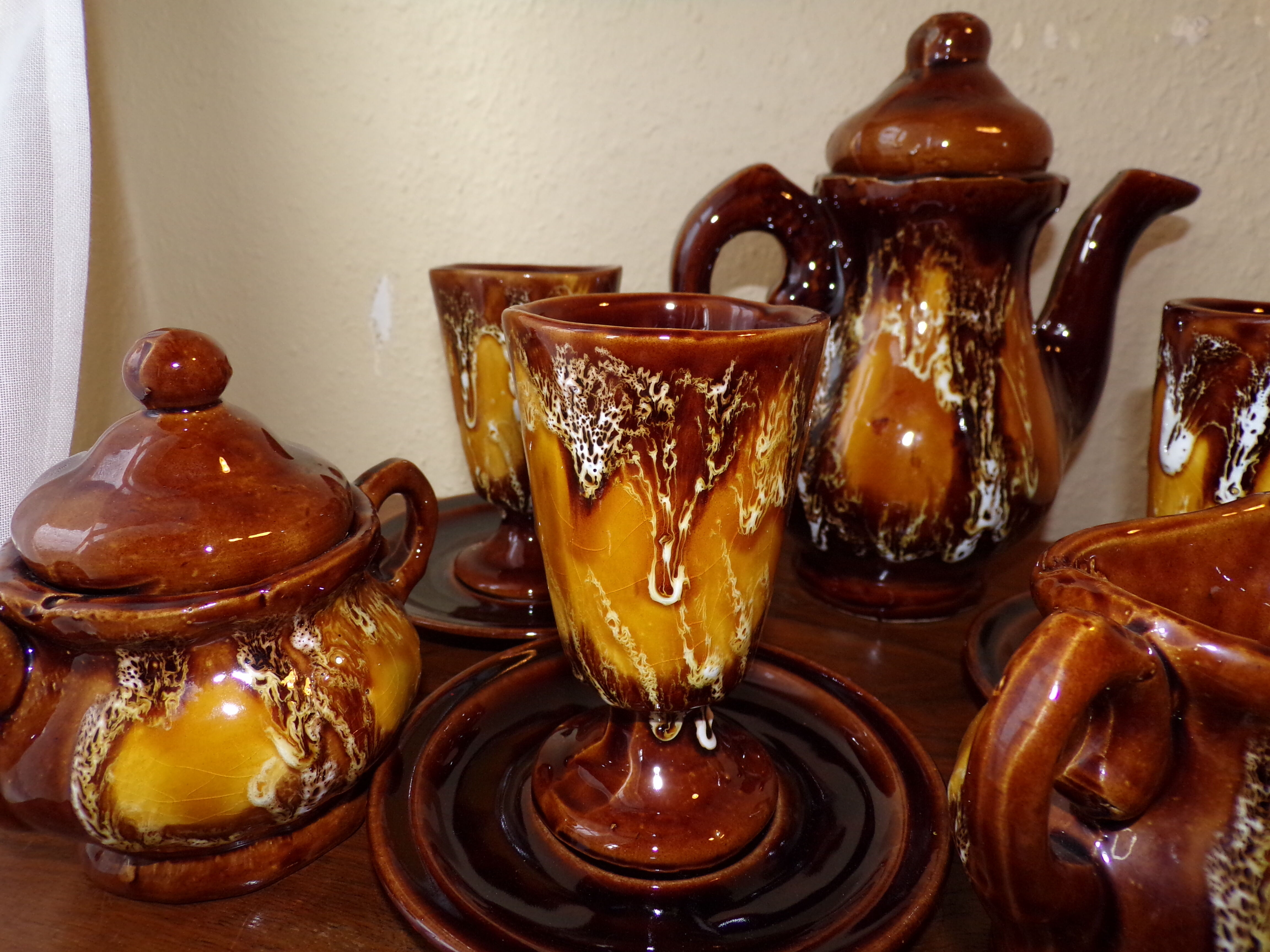 Service has coffee Vallauris mazagran