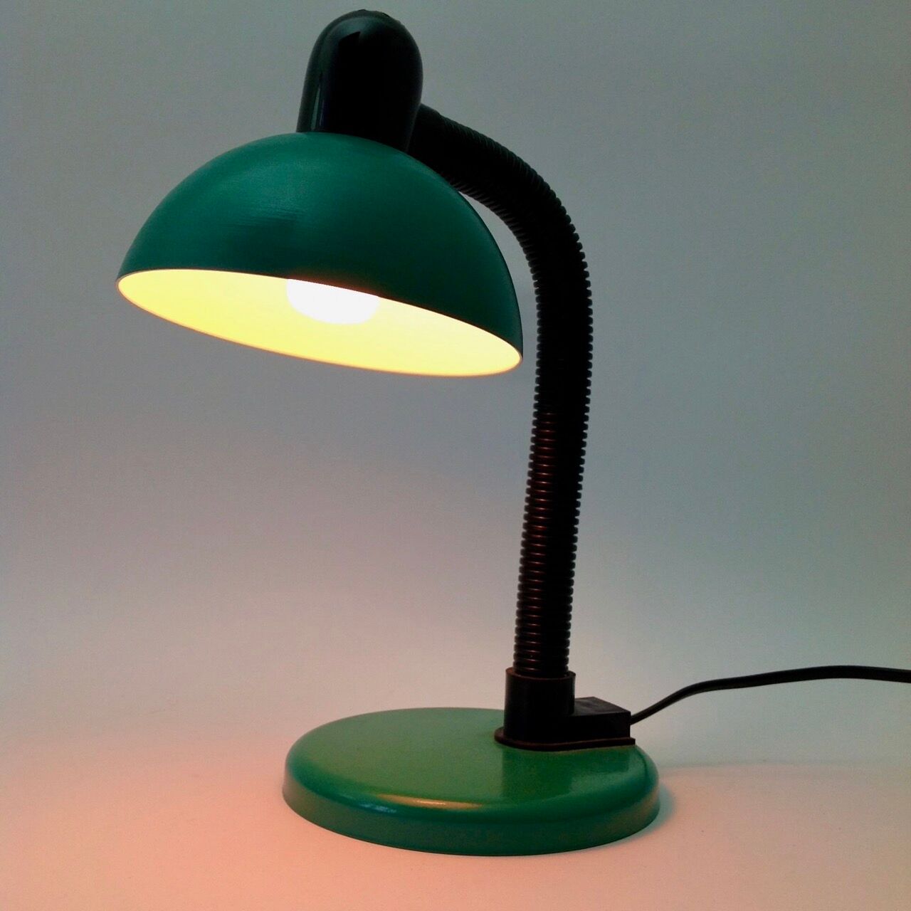 Green desk lamp