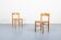Italian Modern architectural pair of chairs, 1960’s