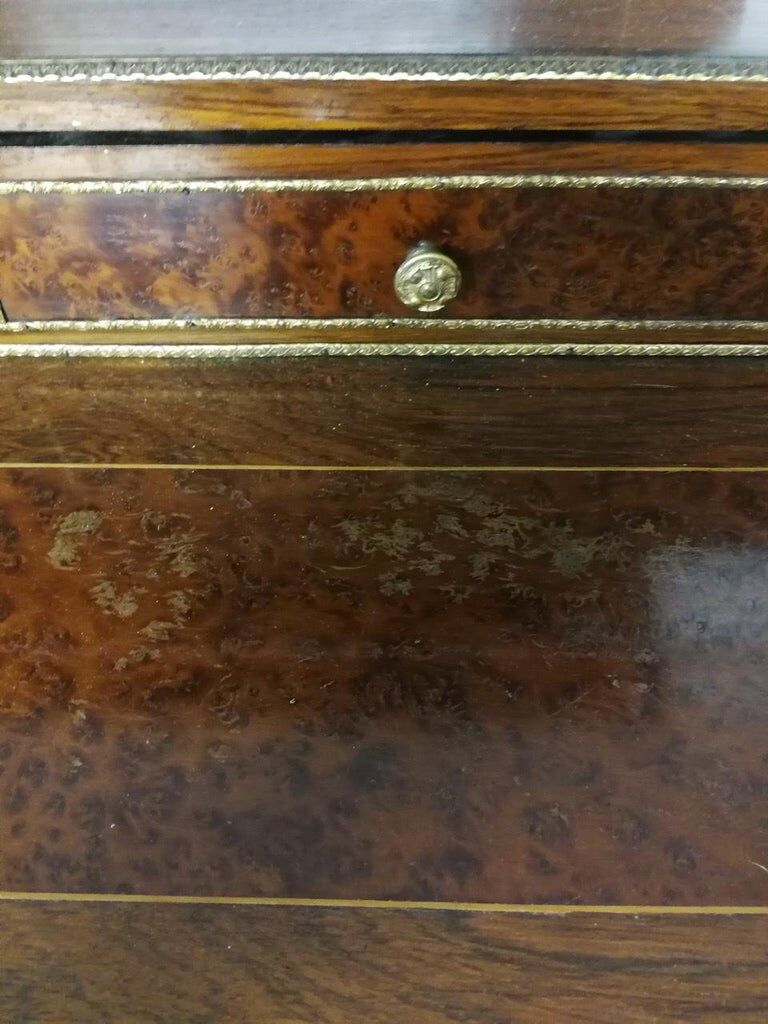 Small cabinet of secretary of Lady Napoleon III French of the 19th century