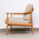 Cherrywood Antimott Lounge Chair by Walter Knoll, 1960s