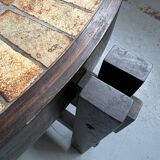 Herbarium round coffee table by Roger Capron