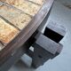 Table basse ronde  Herbier par Roger Capron