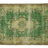 Anatolian handmade vintage rug 300 cm x 209 cm