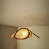 Suspension canvas and bamboo