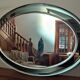 Vintage oval mirror