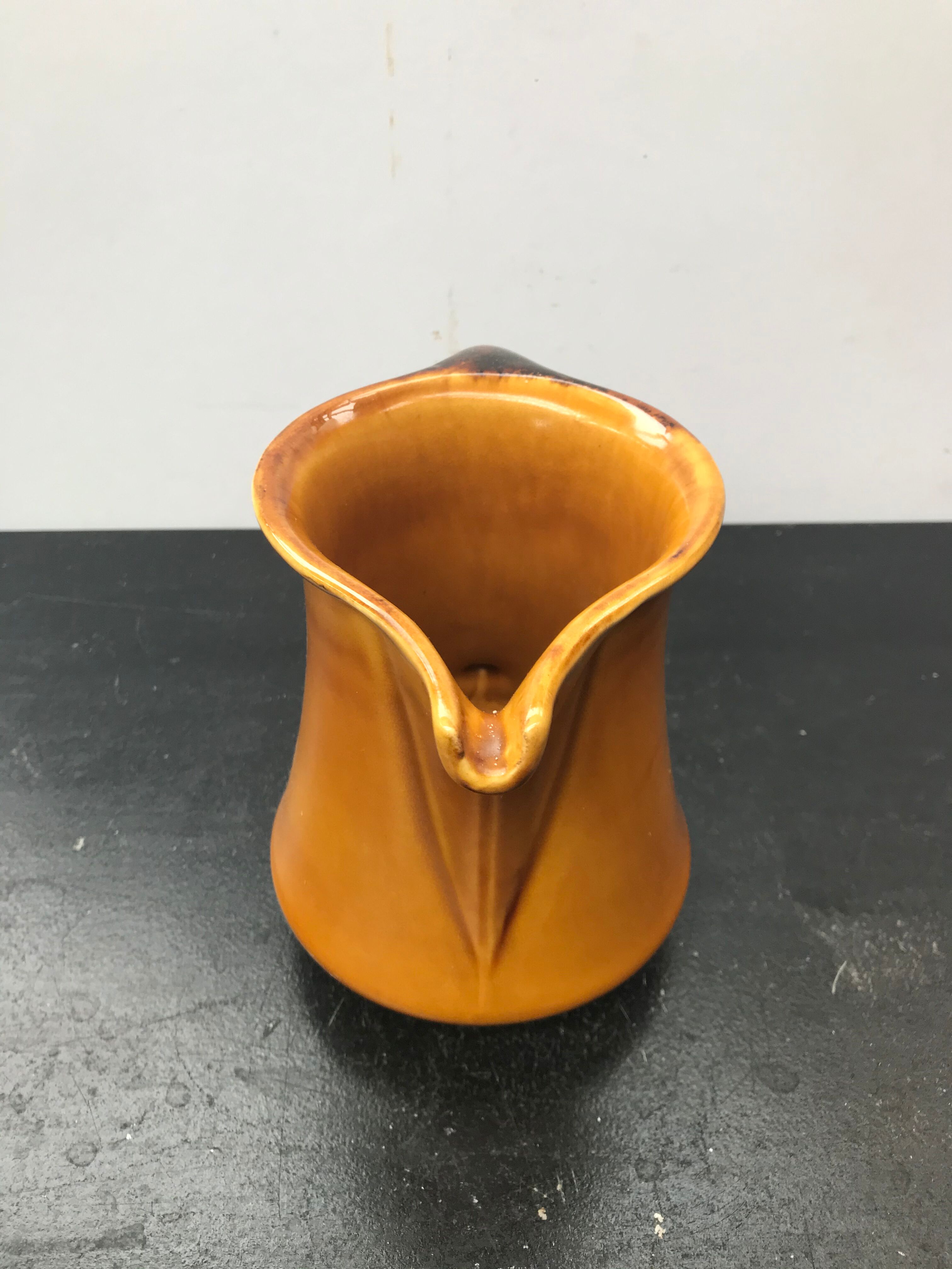 Former Pitcher ST CLEMENT Ceramics Yellow Made In France Vintage