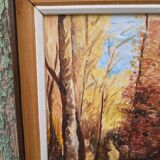 Autumn nature painting