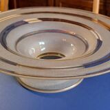 Piedouche cup in frosted wormwood and gold edging.