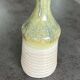 Stoneware Soliflore Vase - Beige and Almond Green