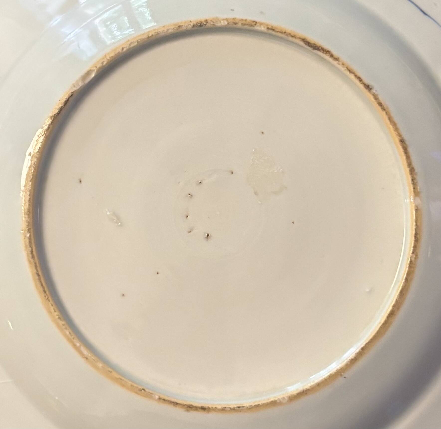 Porcelain plate Compagnie des Indes Qianlong period, 18th century