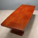 Large vintage wooden and brass table, design, Italy, 1940s-1950s