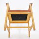 1960s Borge Mogensen Oak and Leather Desk Chair, Denmark