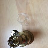 Brass pigeon lamp