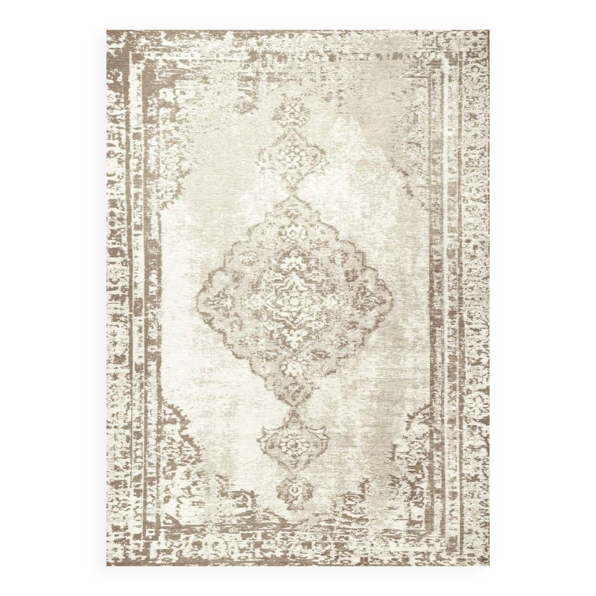 Carpet, vintage style, 1960s design, Altay Cream