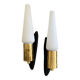 Pair of vintage wall lights, 60s