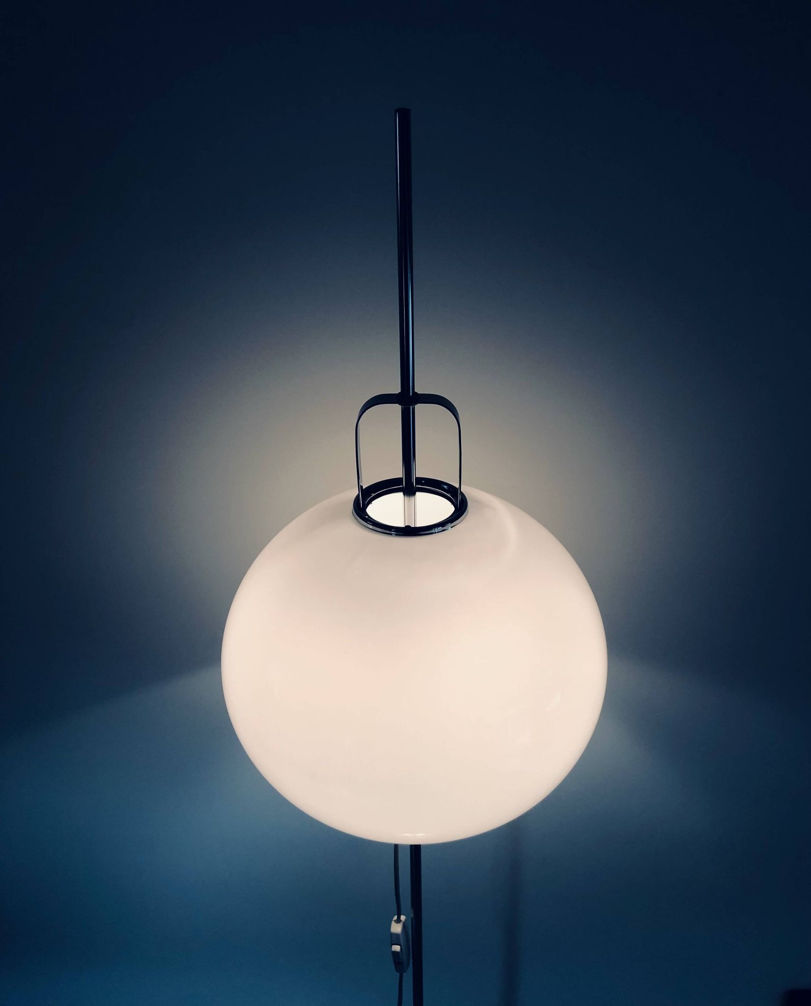 Vintage "Lucerna" floor lamp by Harvey Guzzini for Meblo, Italy 1970s