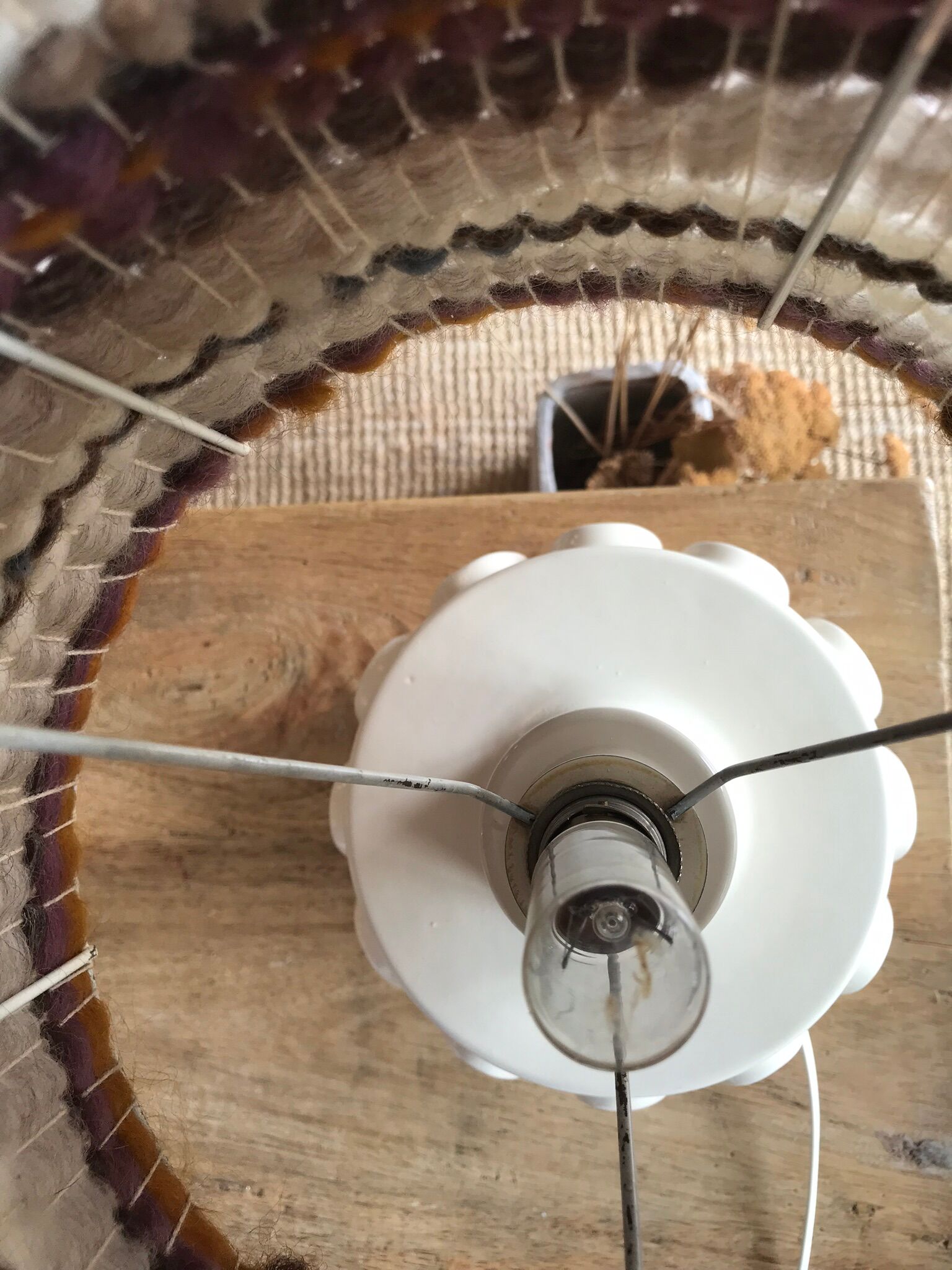 Vintage ceramic lamp