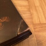 Chessboard and backgammon in lacquer and horn